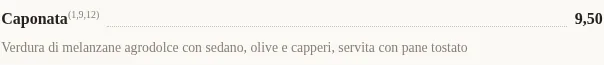Caponata · Via Palermo
