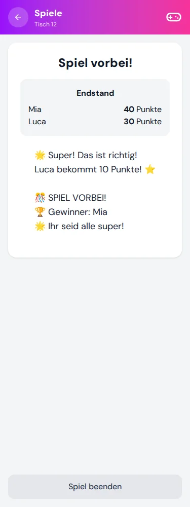 Die Runde abschließen · Mia & Luca · Via Palermo