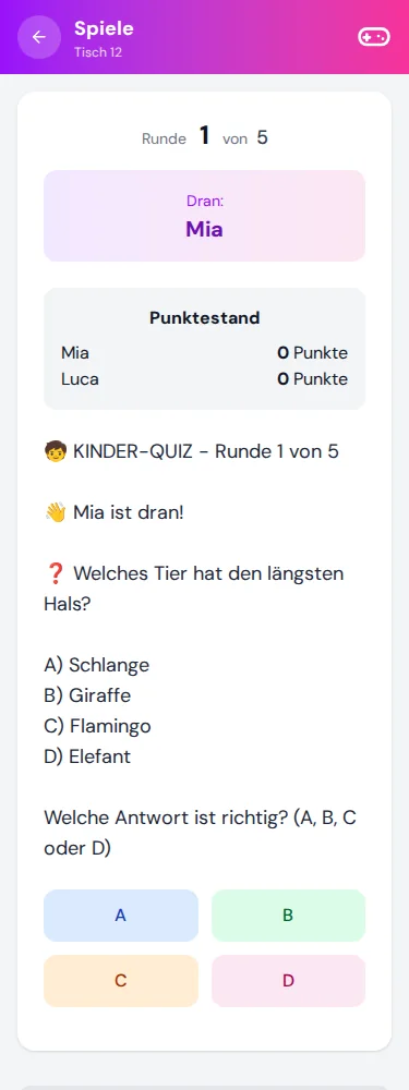 Noch eine Runde, bis das Essen kommt? · Via Palermo