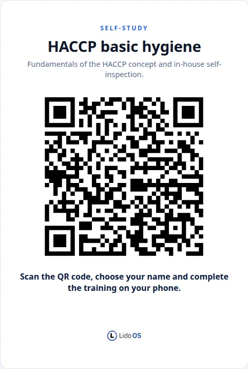 Put up the training poster · Via Palermo