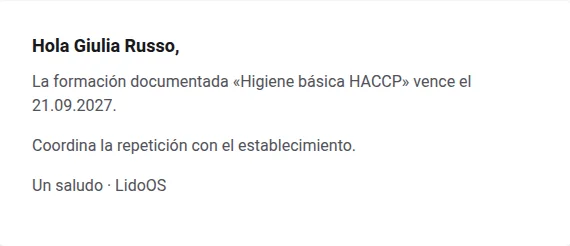 Recuerda la renovación · Via Palermo