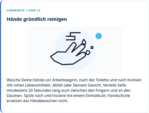 Handhygiene auffrischen · Via Palermo
