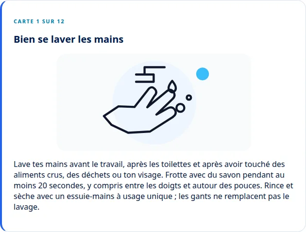 Revois l’hygiène des mains · Via Palermo