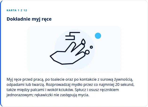 Przypomnij higienę rąk · Via Palermo