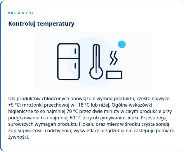Poznaj zasady dotyczące temperatur · Via Palermo