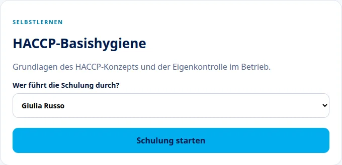 Den eigenen Namen wählen · Via Palermo