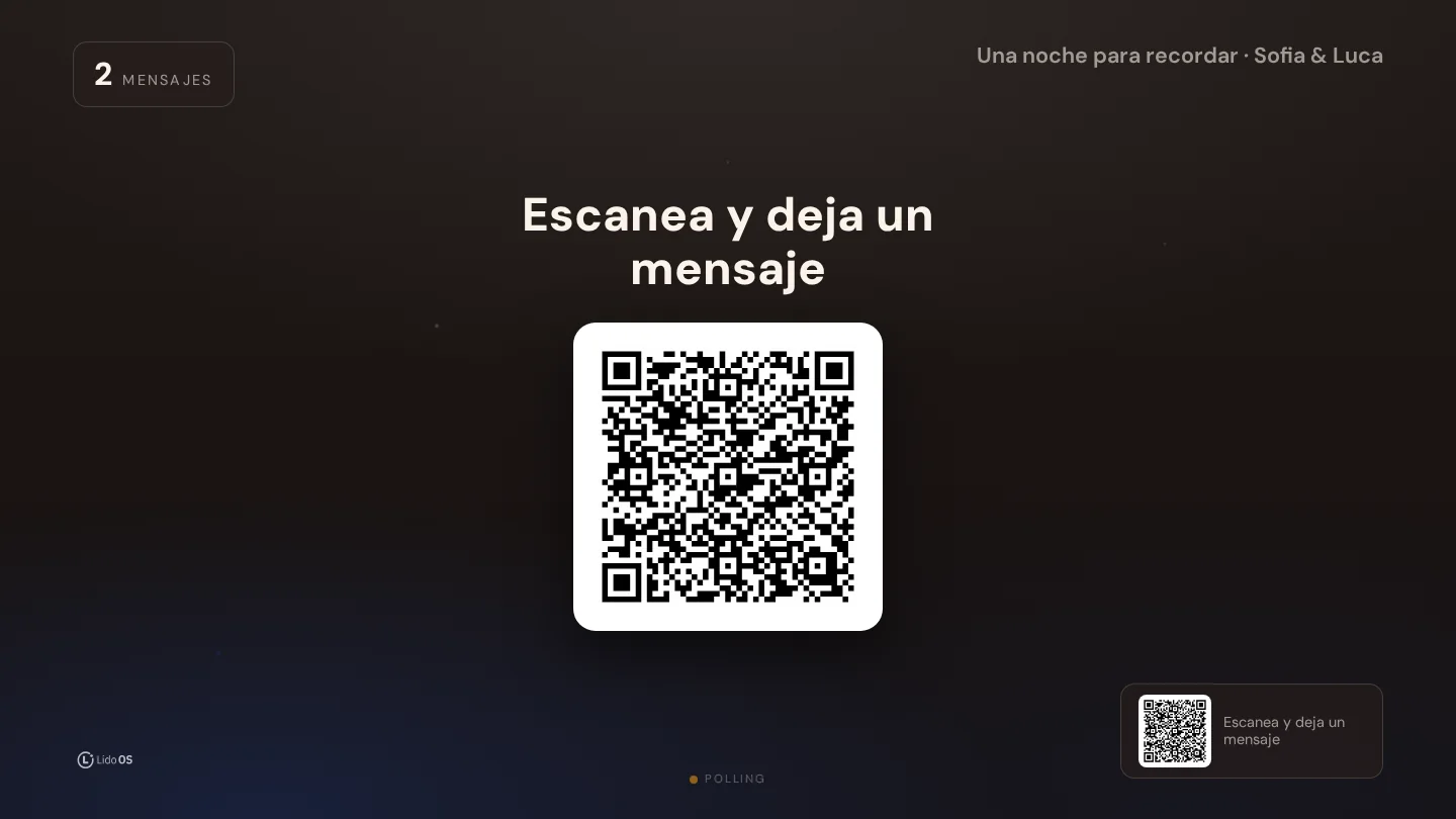 Invitación QR · Dale el estilo de tu celebración. · Via Palermo