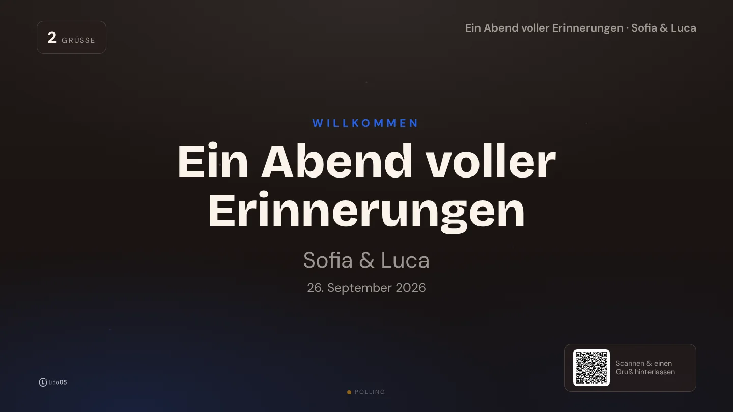 Willkommen · Für deinen Anlass gestalten. · Via Palermo