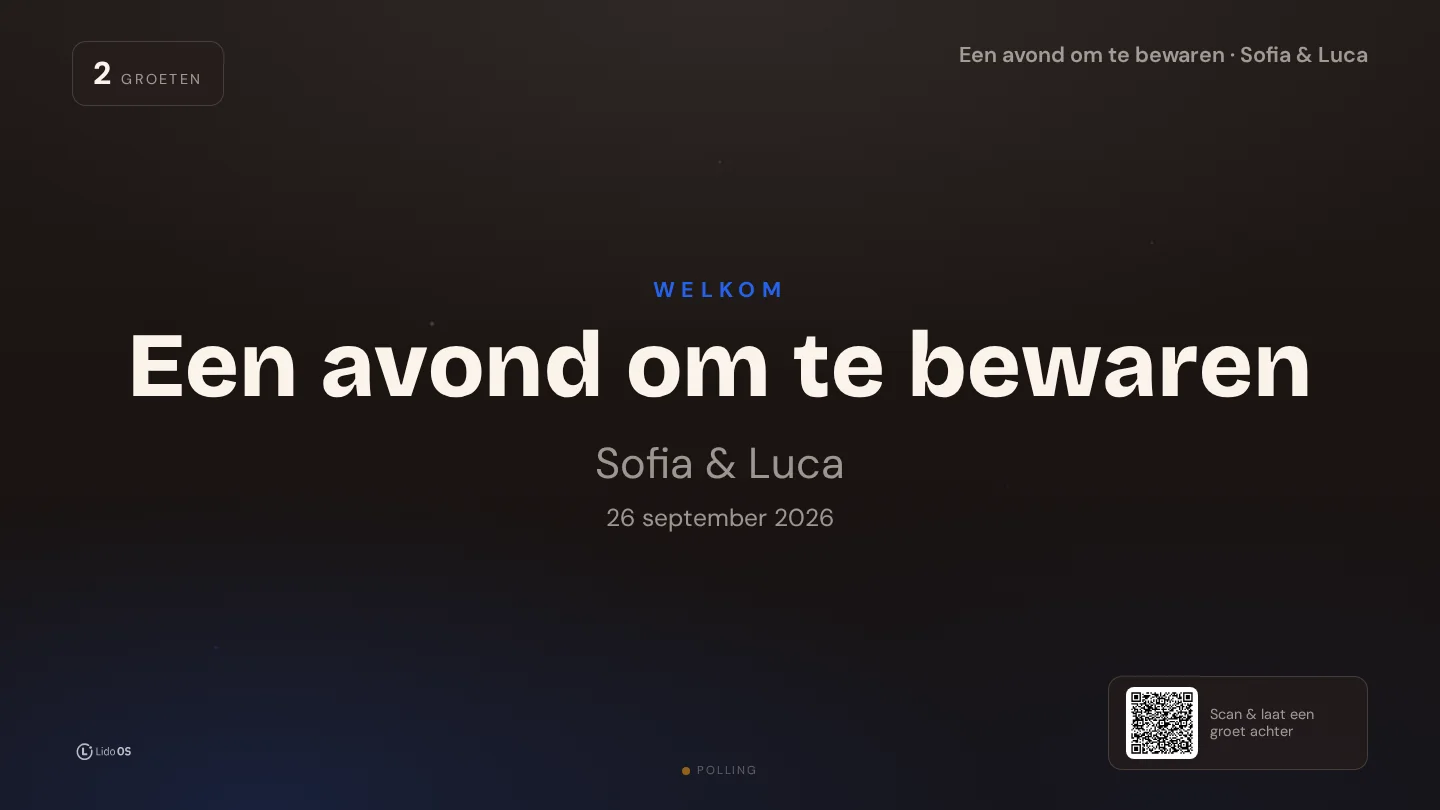Welkom · Geef je gelegenheid een eigen uitstraling. · Via Palermo