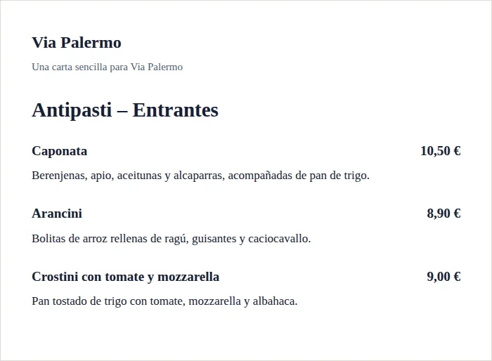 1 · Tu plantilla sencilla