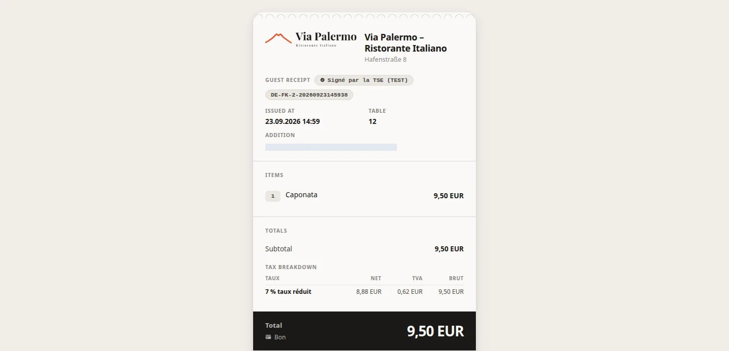 Reçu de paiement · Vérifier et utiliser un bon cadeau.
