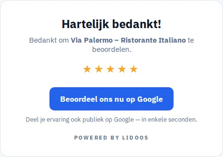 Vijf sterren · De keuze laten · Via Palermo