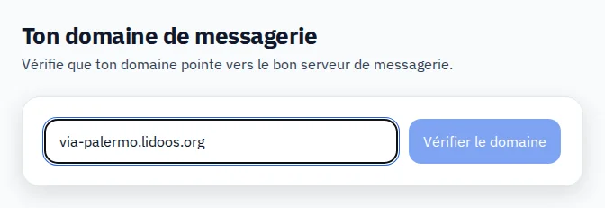 Préparer ton adresse de restaurant. · Via Palermo