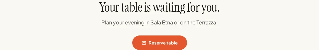 Reservation block on the Via Palermo website.