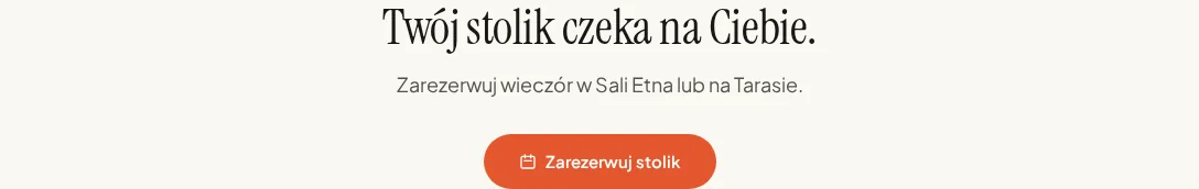 Blok rezerwacji na stronie Via Palermo.